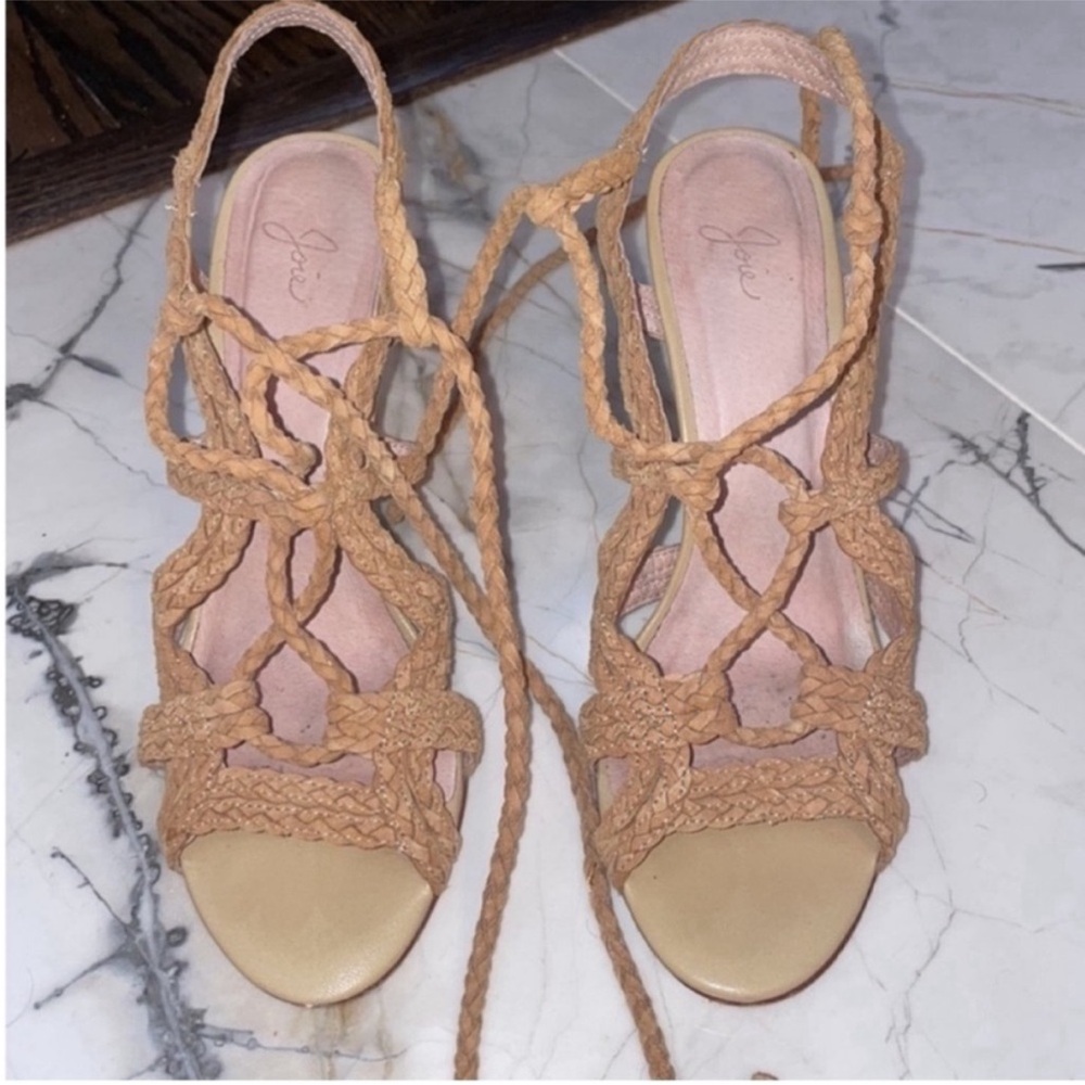 ✨ ✨Joie Toni Braided Suede Heels✨✨ - Picture 4 of 15